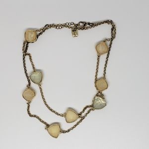 💓SALE💓Cream Stones Long Station Necklace